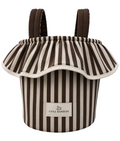 The Passeggiata Pram Organiser - Cioccolato Stripe