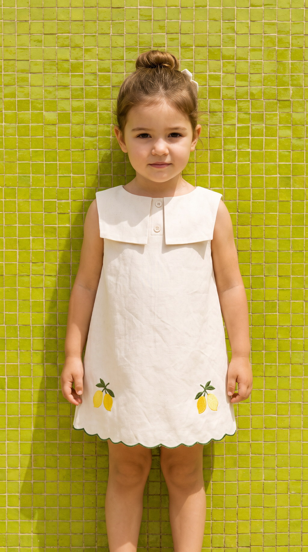 Limone Linen Dress