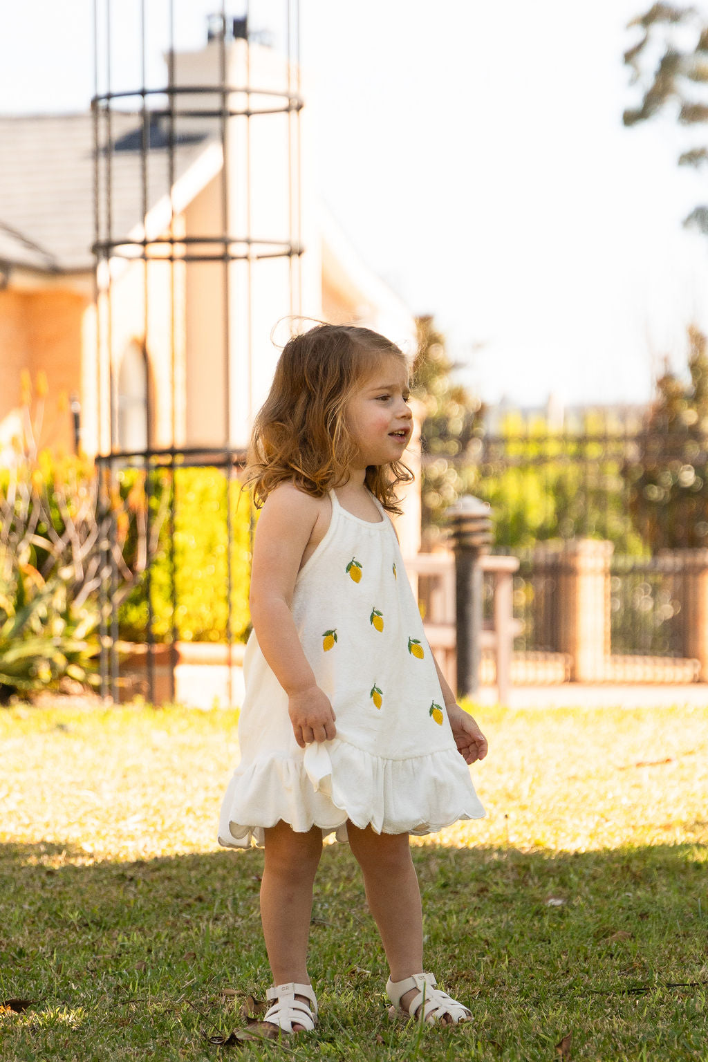 Limone Terry Dress