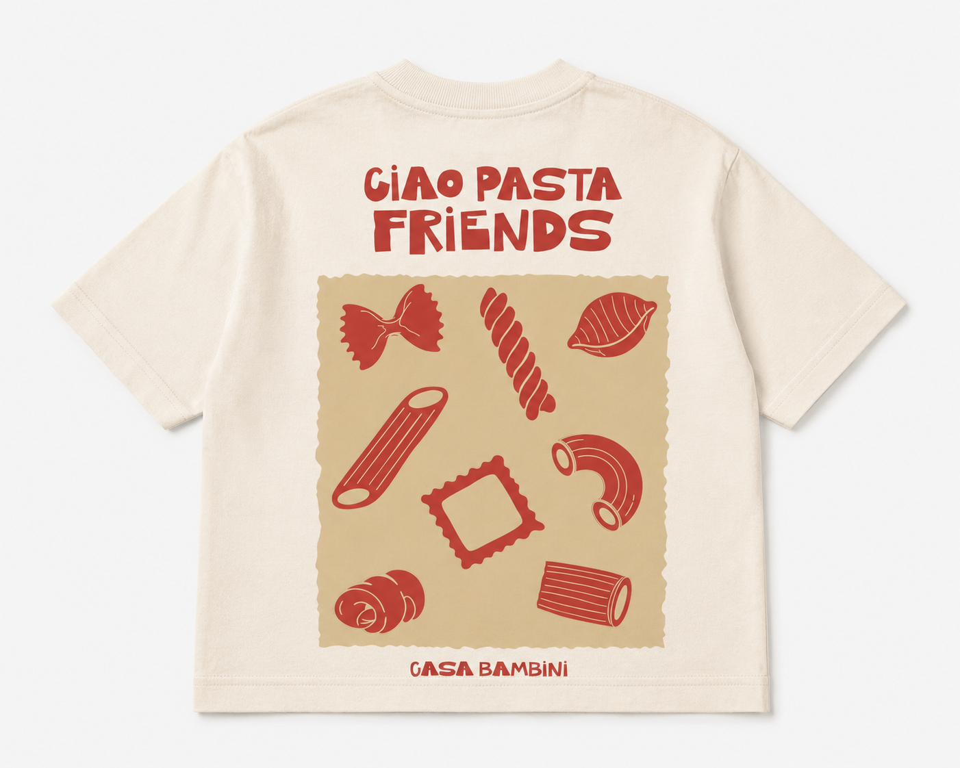 P is for Pasta Oversized Tee