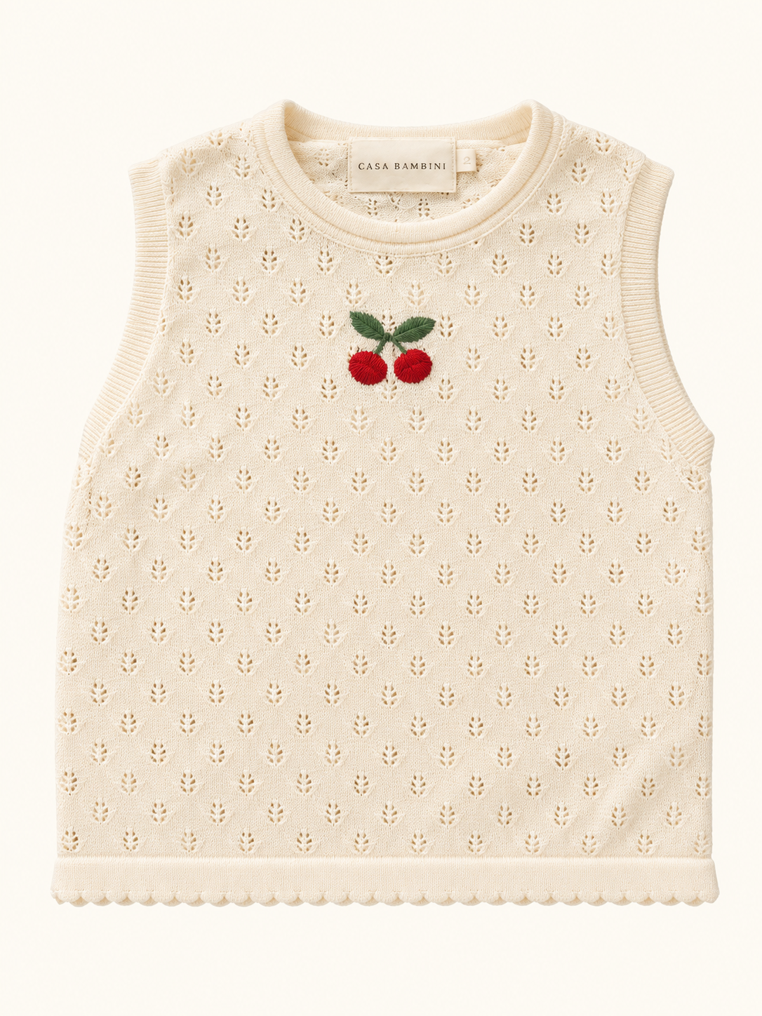 Cherry Pointelle Set