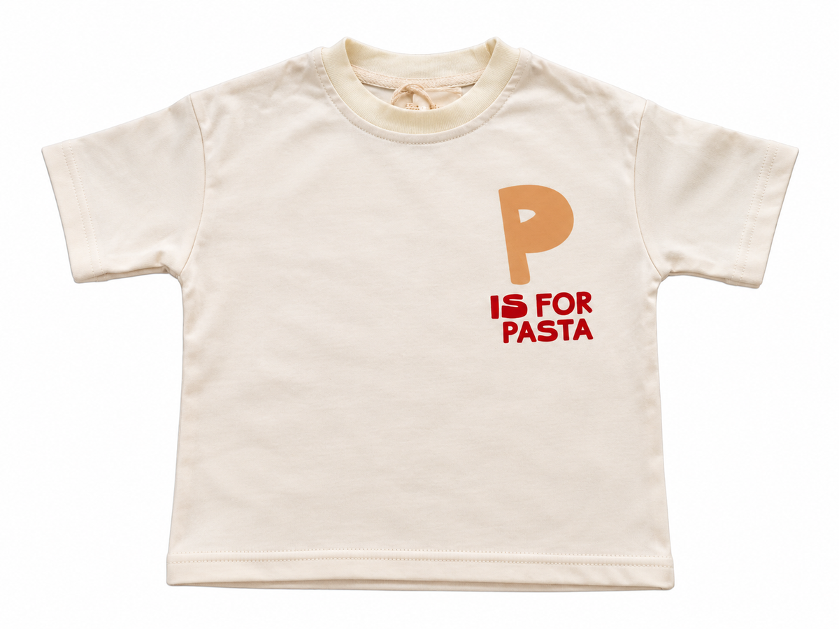 P is for Pasta Oversized Tee