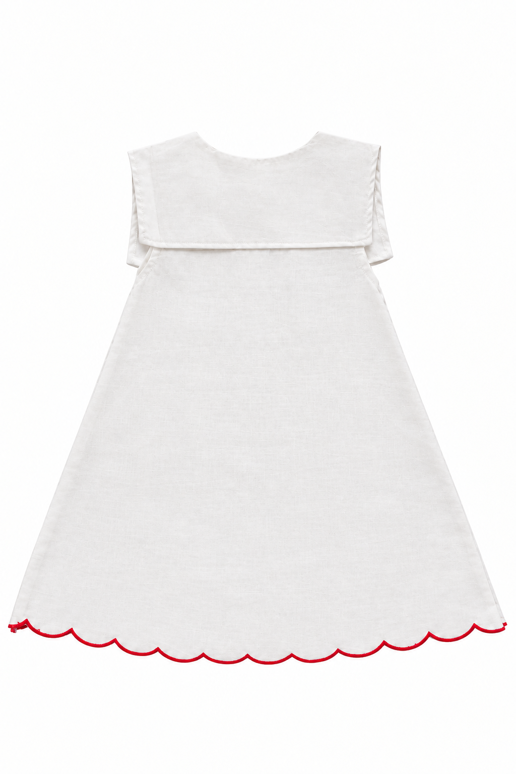 Fragola linen dress back retouch
